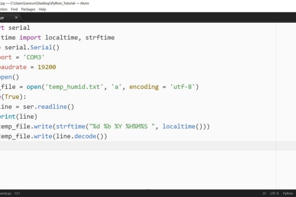 python threading serial port example