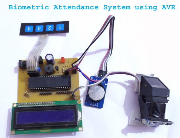 Fingerprint Based Biometric Attendance System using Atmega32 Microcontroller