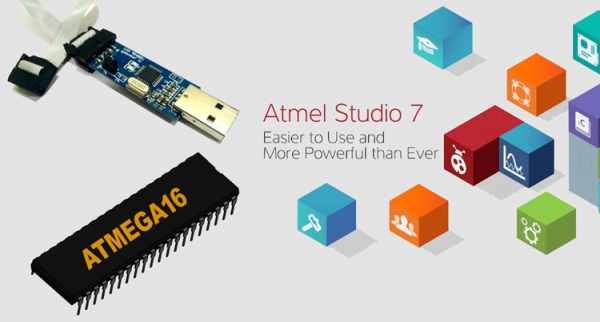 How to Program AVR Microcontroller Atmega16 Using USBASP programmer and Atmel Studio 7.0 1