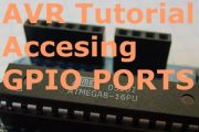 ATMEL AVR Tutorial 2 : How to access Input / Output Ports ?