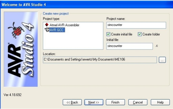 AVR Studio Simulator Introduction and Exercises - ATMega32 AVR