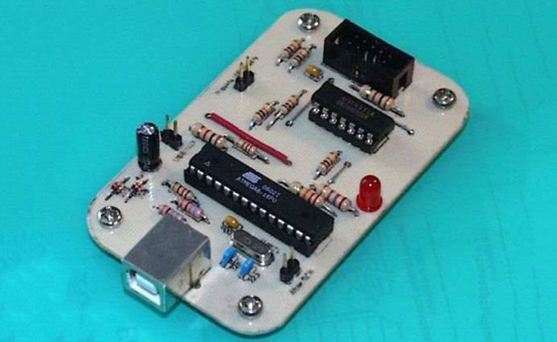Atmel AVR Programmer USB Circuit Atmega8
