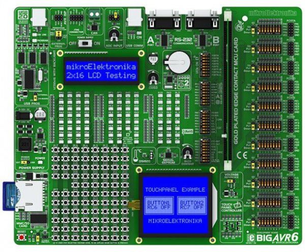 BIGAVR6 Development System by Mikroelektronika (140$)