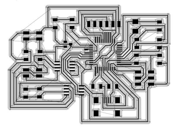 I checked toolpath by layering the toolpath simulation with my board