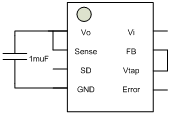 connections for 3.3V voltage regulator.
