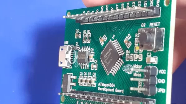 The ATMEGA4808 provides a very attractive solution to replace the trusted ATMEGA328 or standard Arduino UNO /NANO. after assembly checking solder bridges