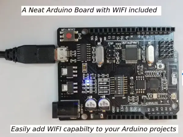 Wireless Connectivity UNO R3 WiFi ESP8266 with CH340G Arduino Integration