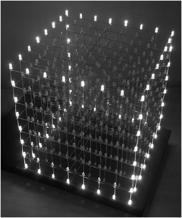 DIY 3D LED Cube Using ATmega32 Microcontroller