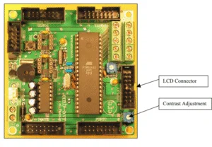 Connection of the LCD